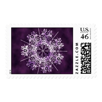 Purple Lace Stamp