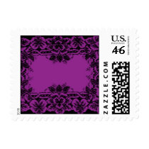 Purple Lace Postage Stamps stamps
