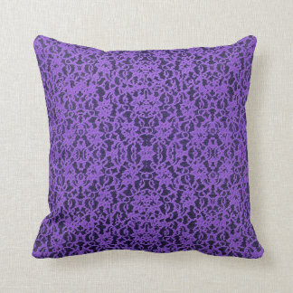 Purple Lace Pillows - Decorative & Throw Pillows Zazzle
