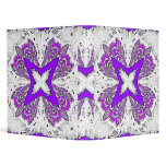 Purple Lace White Fringe Binder