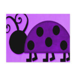 Purple Lady Bug Post Card