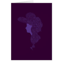 Purple Lady cards
