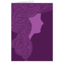 Purple Lady cards