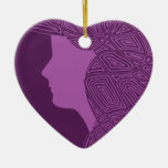 Purple Lady Ornament