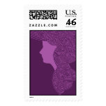Purple Lady Stamps