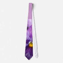 "Purple Lavender Pansy II" Tie by CaroleArt "Purple Lavender Pansy II" Tie