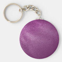 Purple Leather Look Key Chain