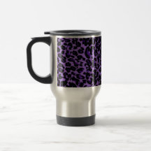 Purple Leopard Pattern Mugs