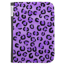 Purple Leopard Print Pattern. Kindle Cover