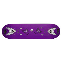 purple, life death skateboard by Crystal_Sons purple, life death skateboard