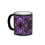 Purple Light Fractal Tapestry Mug