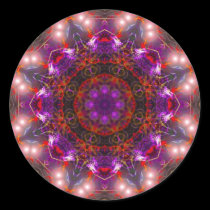 Purple Light Mandala  Sticker stickers