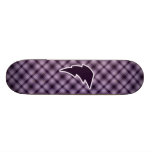 Purple Lightning Bolt Skateboard