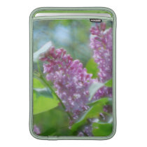 Purple Lilac Flowers 11" Macbook Sleeve ipad sleeves