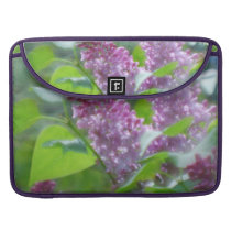 Purple Lilac Flowers 15" MacBook Sleeve macbook sleeves