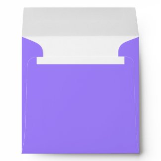 Purple Lilac Square Colored Envelope zazzle_envelope
