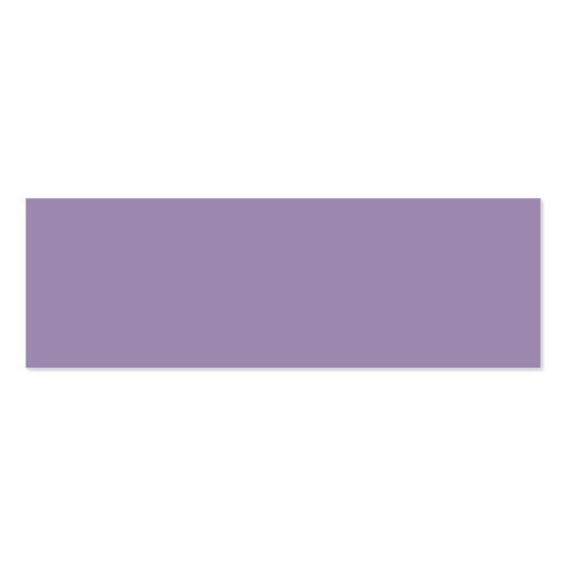 Purple Lilac Wedding Favor Tags Business Cards (back side)