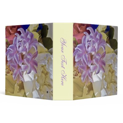 Purple Lilac Yellow Wedding Photo Album Binders by decembermorning
