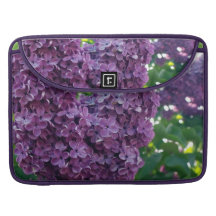 Purple Lilacs 15" MacBook Sleeve Sleeves For MacBook Pro