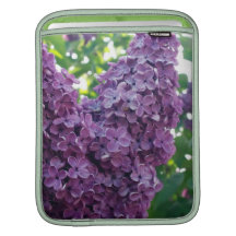 Purple Lilacs iPad Sleeve