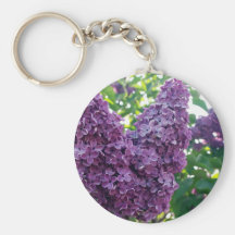 Purple Lilacs Keychain