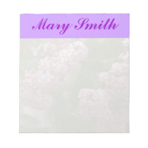 Purple Lilacs Memo Pad