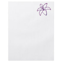 Purple Lily Full Color Flyer
