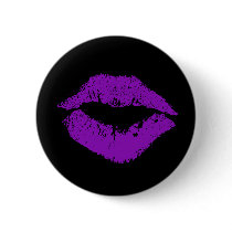 Purple Lips Button