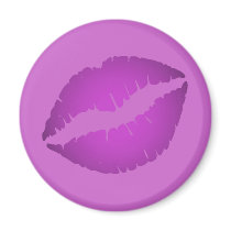 Purple Lipstick magnets
