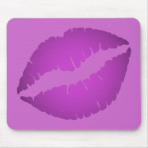 Purple Lipstick mousepads