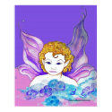 Purple little Fairy posters