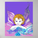 Purple little Fairy posters