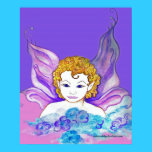 Purple little Fairy posters