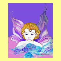 Purple little Fairy posters