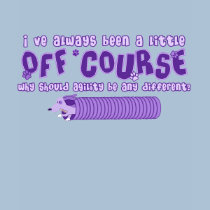 Purple Little Off Course Women's Scoop T-Shirt by MenagerieMayhem Purple Little Off Course Women's Scoop T-Shirt