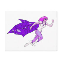 Purple Logo Postcards