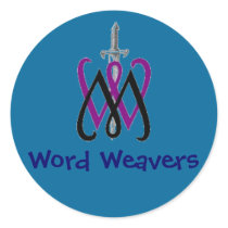 Purple Logo Sticker