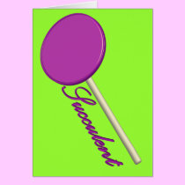 Purple Lollipop cards
