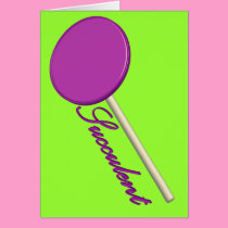 Purple Lollipop cards