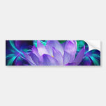 Purple lotus flower and its meaning bumper sticker