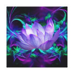 Purple Lotus flower and its meaning Stretched Canvas Print