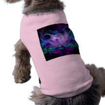Purple lotus flower and its meaning doggie t-shirt