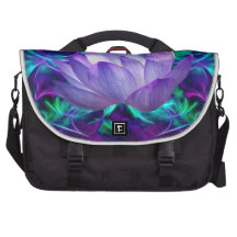 Purple lotus flower and its meaning laptop bag