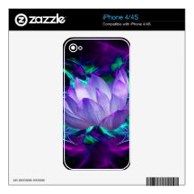 Purple lotus flower and its meaning skins for iPhone 4