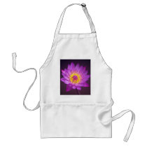 Purple Lotus Flower Apron