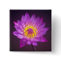 Purple Lotus Flower Buttons