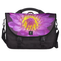 Purple Lotus Flower Computer Bag