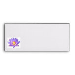 Purple Lotus Flower Envelope