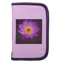 Purple Lotus Flower Folio Planners