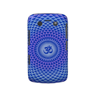 Purple Lotus flower meditation wheel OM Case-mate Blackberry Case